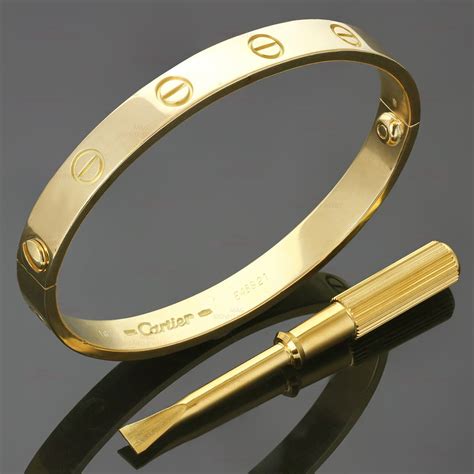 cartier screw bangle|cartier bracelet with screw design.